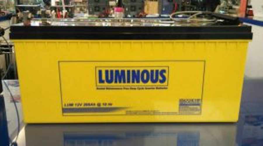 Baterai Luminous 12V 200 AH Free Maintenance