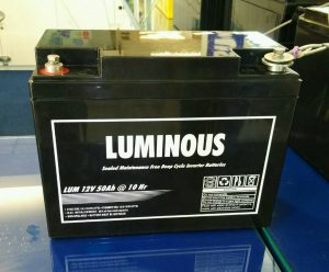 Baterai Luminous 12V 50 AH Murah Berkualitas